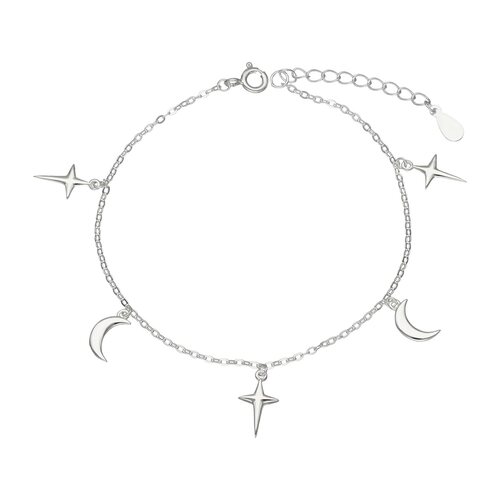 Pulsera Media Luna Estrella Fugaz