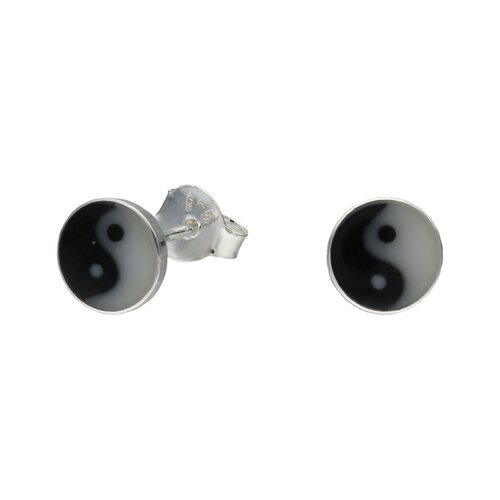 Aro Yin Yang Nácar Ónix