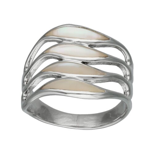 Anillo Líneas Nácar
