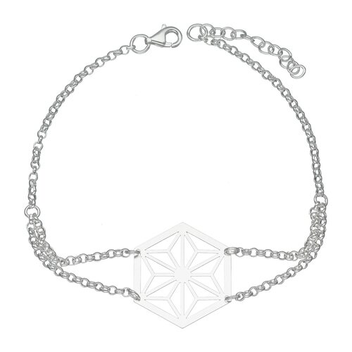 Pulsera Hexagono Estrella
