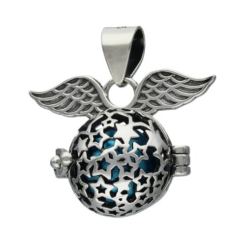 Colgante Llamador de Ángeles con Alas 12 mm