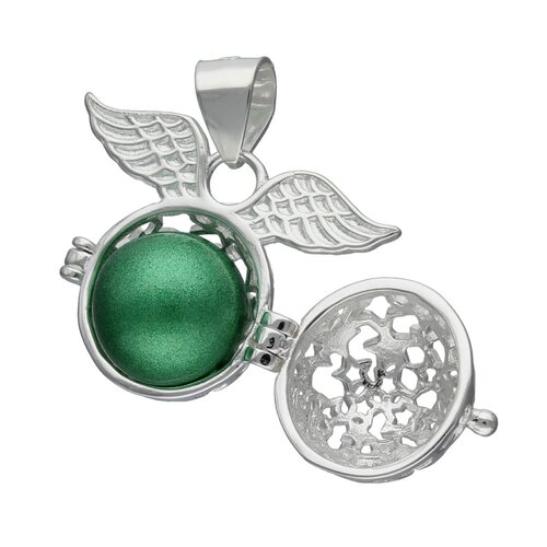 Colgante Llamador de Ángeles con Alas Estrellas 13 mm