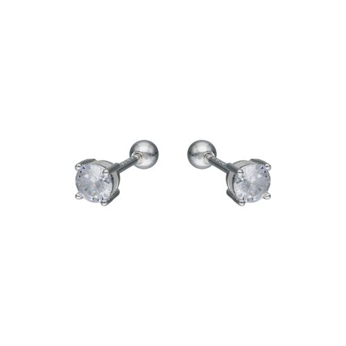 Aro con Tope Circón 4 mm