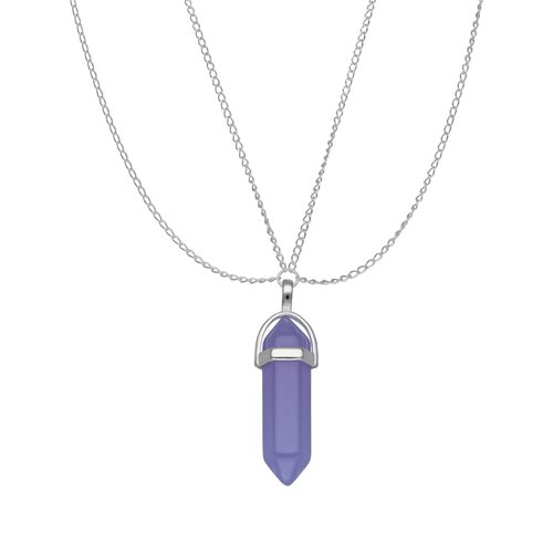 Collar Doble Violeta