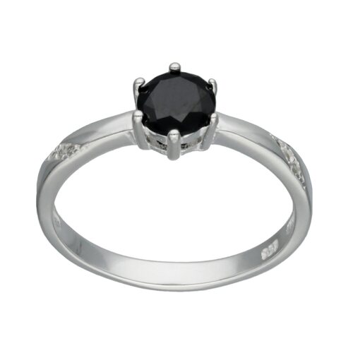 Anillo Circón Ónix Solitario