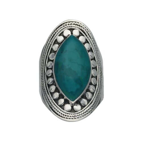 Anillo Crisocola Ovalado