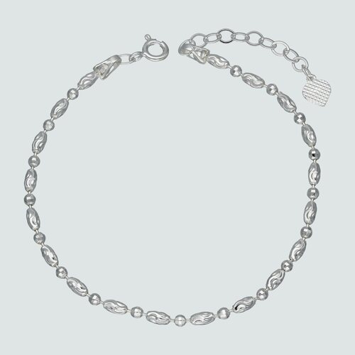 Pulsera Esferas y Óvalos Facetados