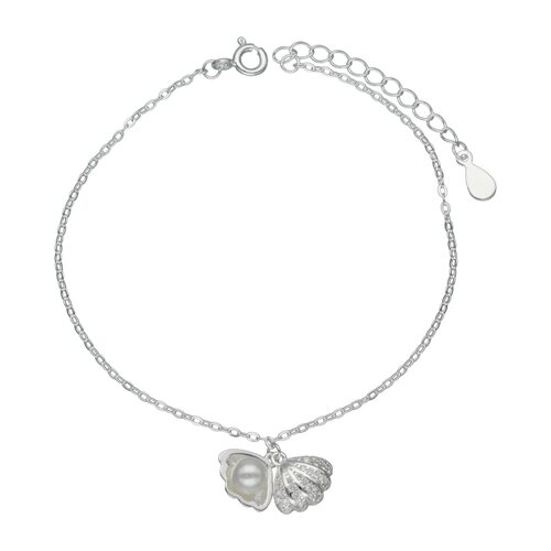 Pulsera Concha con Perla