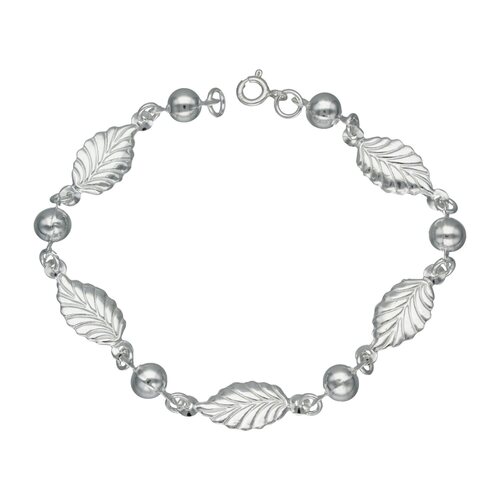 Pulsera Hojas y Esferas
