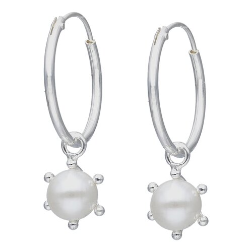 Argolla Pistilo con Perla 16 mm