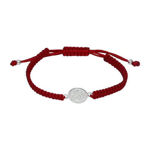 Pulsera Hilo Rojo Ajustable Ángel de la Guarda