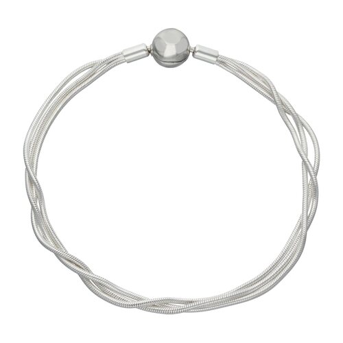 Pulsera Triple para Charm 17 cm