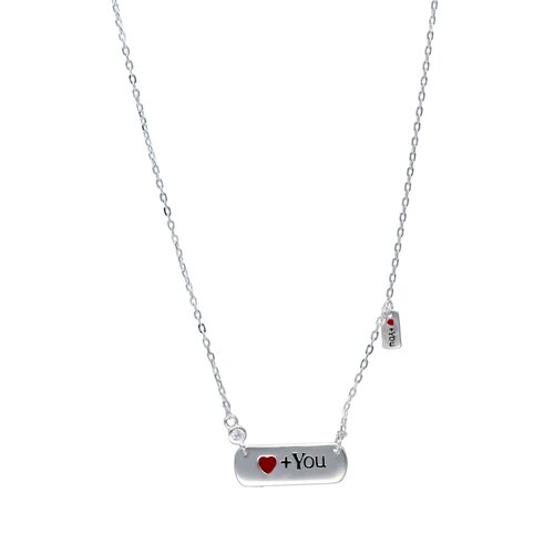 Collar Corazón Esmaltado