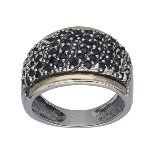 Anillo Circones Ónix y Oro