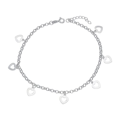Tobillera con Corazones
