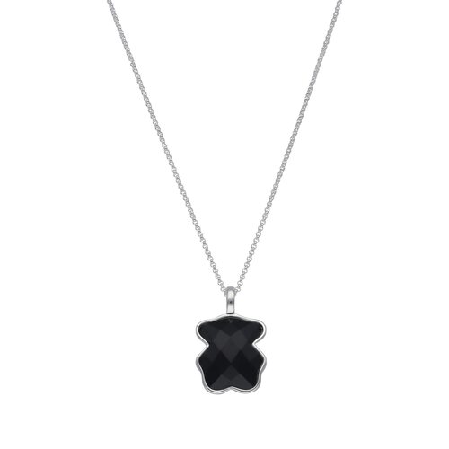 Collar Osito Cristal Ónix