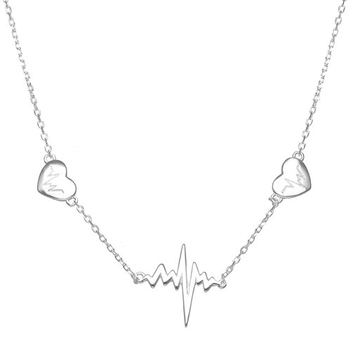 Collar Corazones Diagrama de Rayo