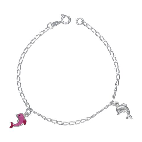 Pulsera Delfines Esmaltadas