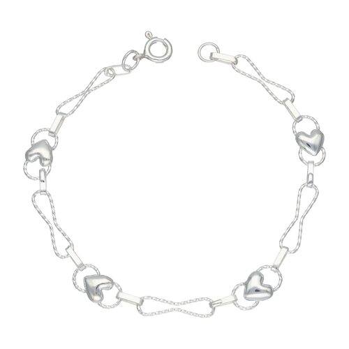 Pulsera Corazones Infinitos