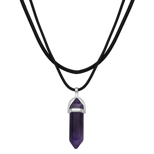Collar Choker Doble Amatista