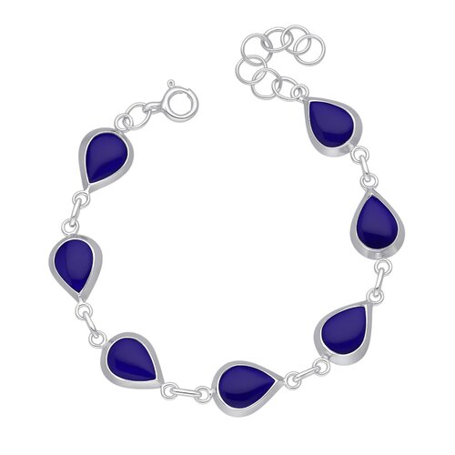 Pulsera Gotas Lapislázuli