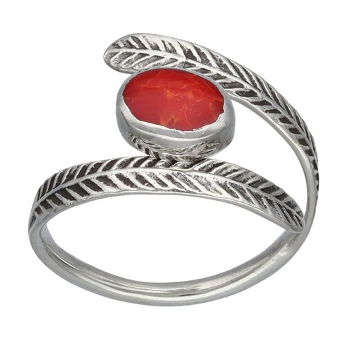 Anillo Plumas Jaspe