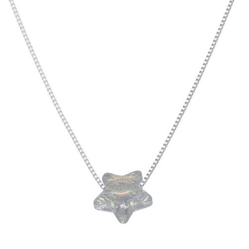 Collar Estrella Hecho con Cristal Swarovski® Tornasol