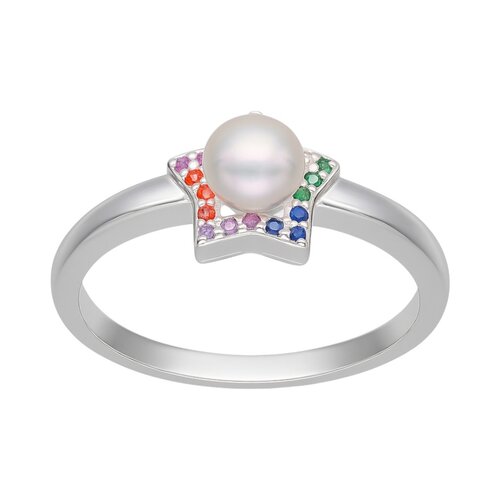 Anillo Estrella Perla Circones Multicolor  