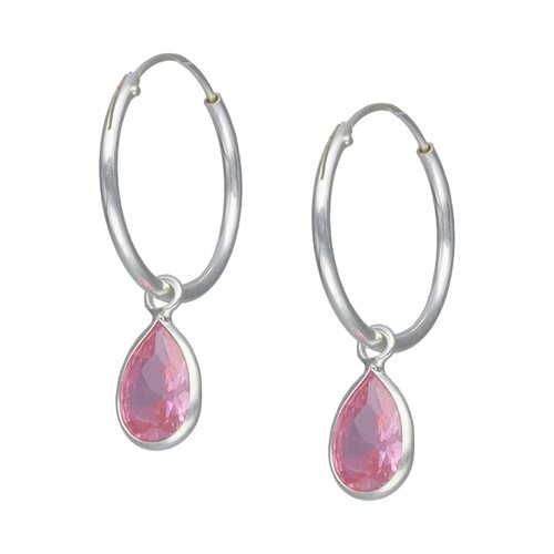 Argolla Gota Circón Rosa Francia 16 mm