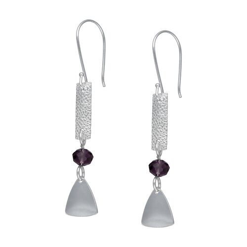 Aro Triangulo Cristal Morado