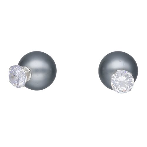 Aro Doble Perla Circón 