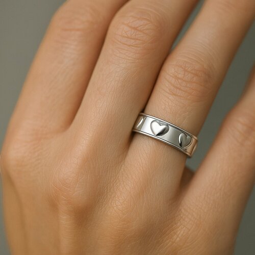 Anillo Midi Corazones