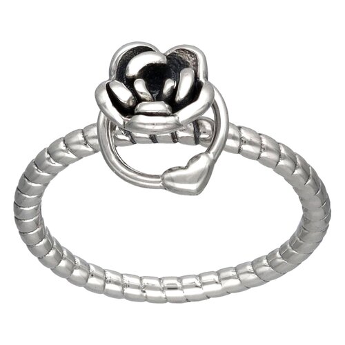 Anillo Flor Corazón