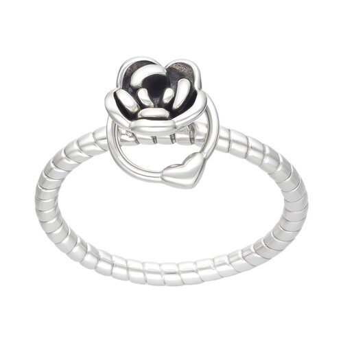 Anillo Flor Corazón