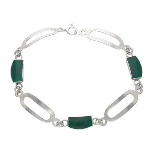 Pulsera Óvalos Piedra Picada