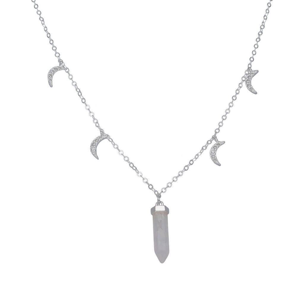 Collar Luna Circones - Collares Collares Lapidados - Productos - Joyas de plata por mayor - Emprende Joyas