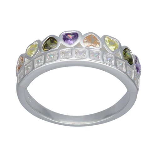 Anillo Corazones Circones Multicolor