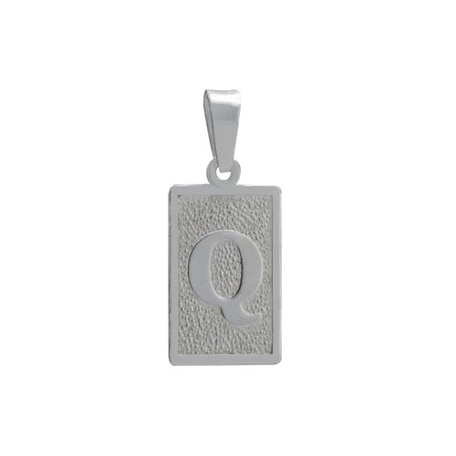 Colgante Placa Letra Q