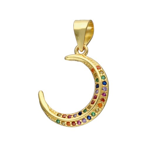 Colgante Media Luna Circones Multicolor