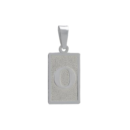 Colgante Placa Letra O