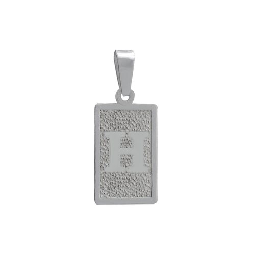 Colgante Placa Letra H