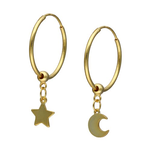 Argolla Desigual Media Luna Estrella 20 mm
