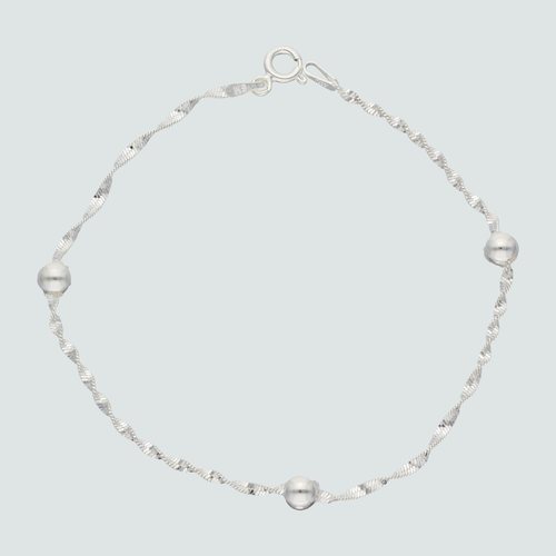 Pulsera Espiral con Esferas