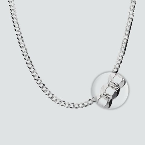 Cadena Grumet Facetada