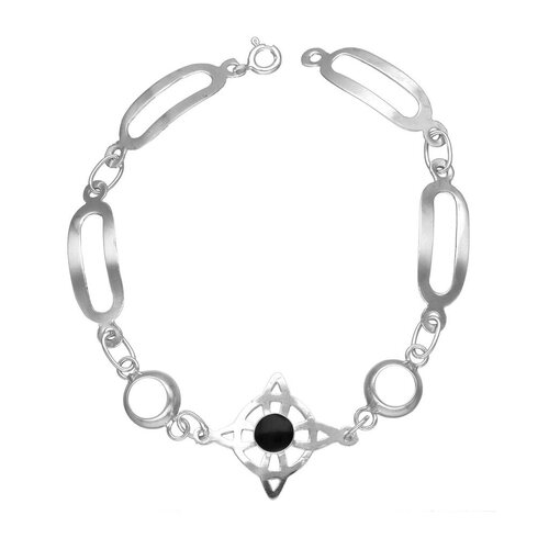Pulsera Nudo de Brujas Ónix