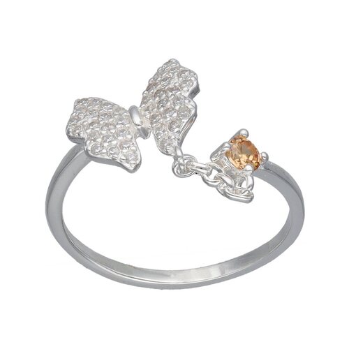 Anillo Mariposa Circón Ambar