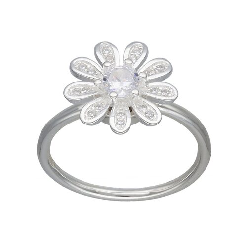 Anillo Ajustable Antiestrés Flor Margarita