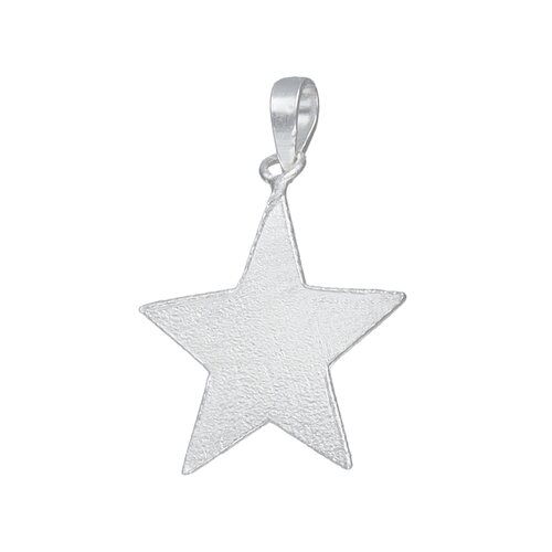 Colgante Estrella Satinada 15 mm
