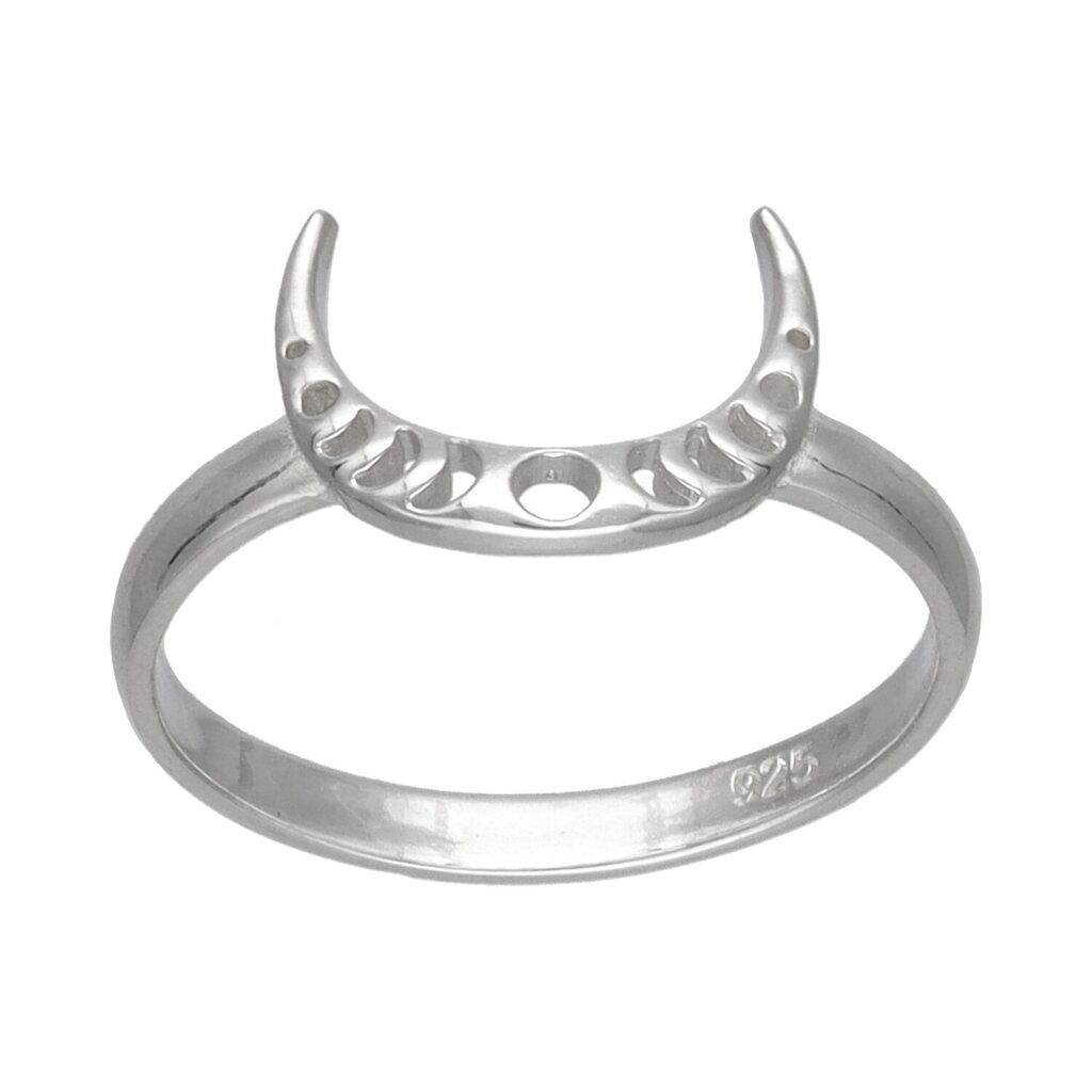 Anillo discount luna invertida