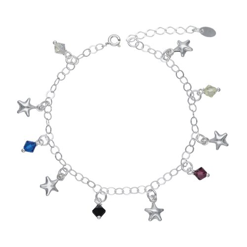 Pulsera Estrellas Cristal Hecho con Swarovski® Multicolor